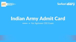 Indian Army Agniveer Admit Card 2025