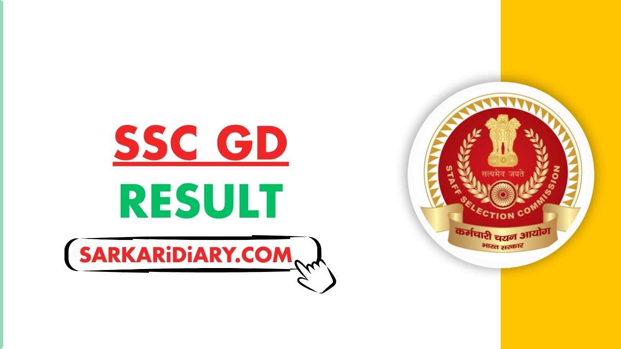 SSC GD Constable Result 2025 – Get Result PDF at ssc.gov.in